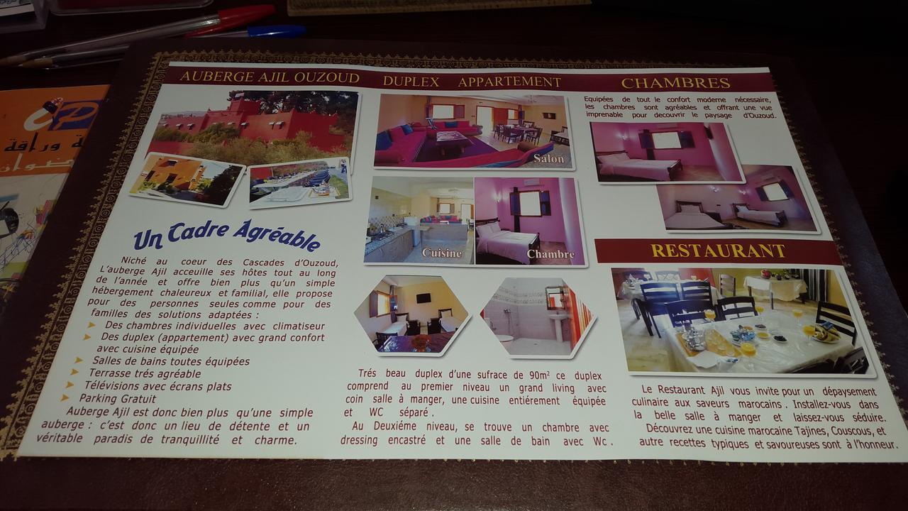 Hotel Ajil Cascades D'Ouzoud Bagian luar foto
